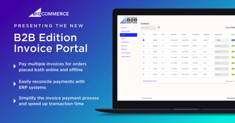 B2B Edition Invoice Portal (Graphic: Business Wire)